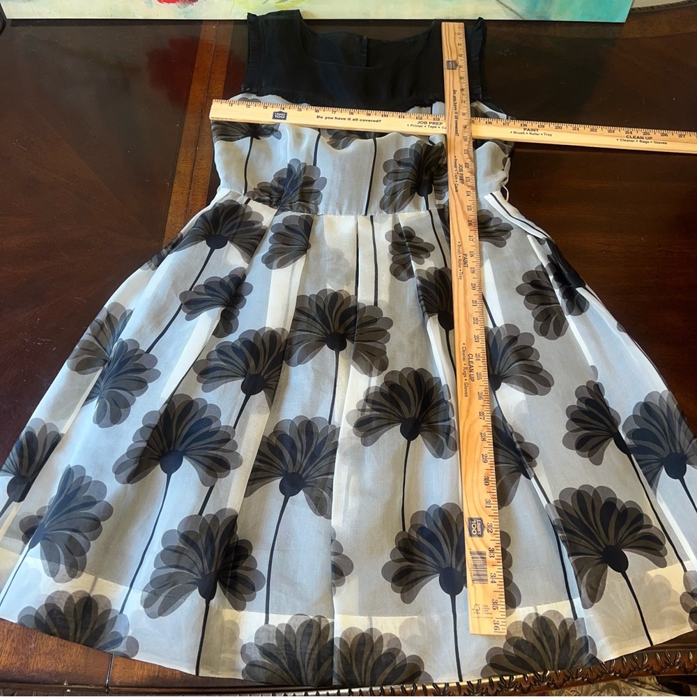 Anthropology Cleora Dress Orla Kiely Silk Size 10 - Picture 8 of 8